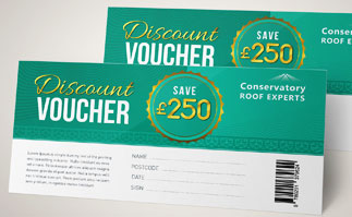 DL Leaflet Money Off Voucher Design